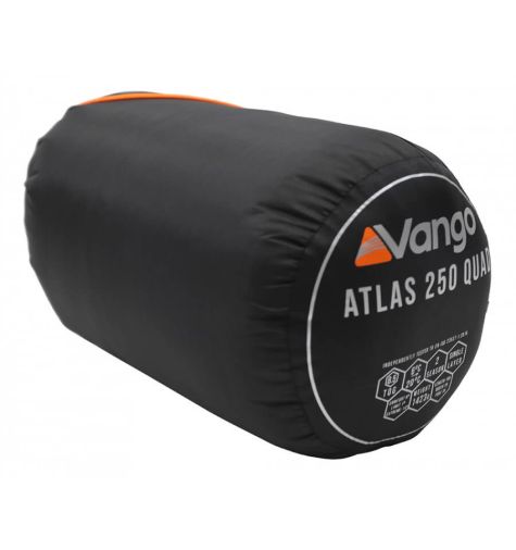 Vango Atlas 250 Quad Sleeping Bag - Black
