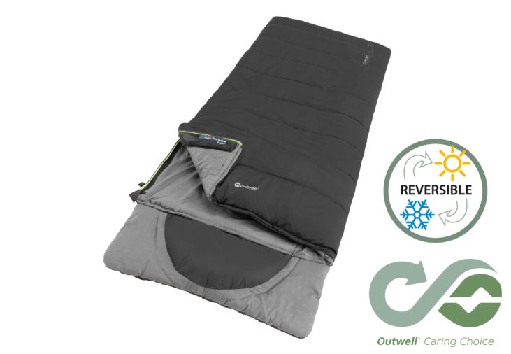Outwell Contour Single Sleeping Bag - Midnight Black