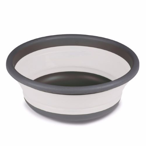 Kampa Collapsible Round Washing Bowl Large - Grey