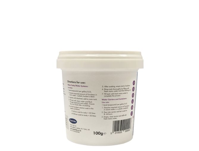 Clean Tabs Puriclean Water Purification Treatment - 100g