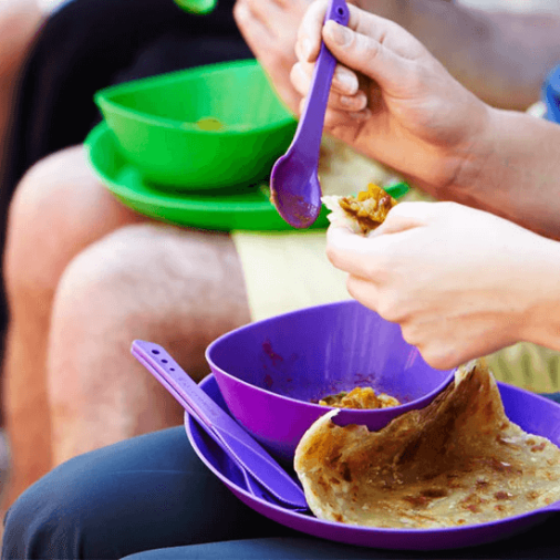 Lifeventure Ellipse Camping Cutlery - Graphite