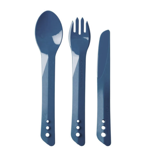 Lifeventure Ellipse Camping Cutlery - Navy Blue