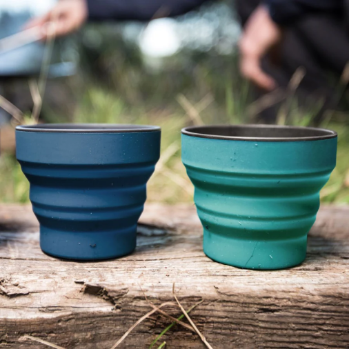 Lifeventure Ellipse Collapsible Cup - Teal
