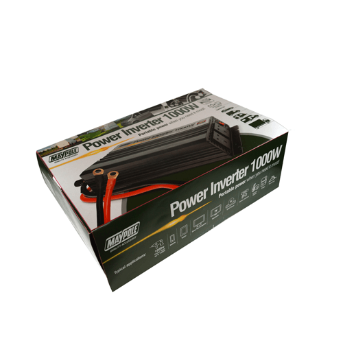 Maypole Power Inverter with USB - 1000W 12V/230V