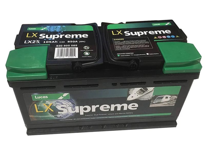 Lucas LX25 12V Premium Dual Battery - 105Ah