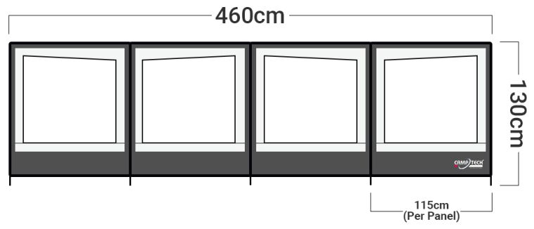 CampTech Carnival Lux Windbreak