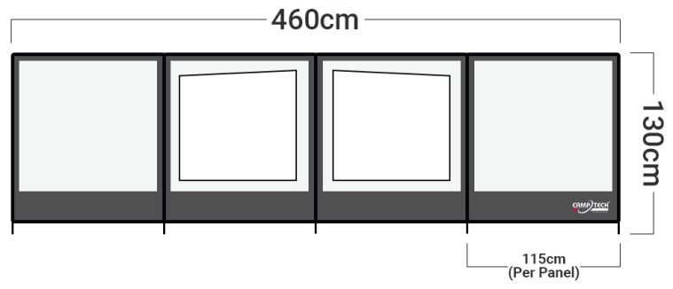 CampTech Carnival Windbreak