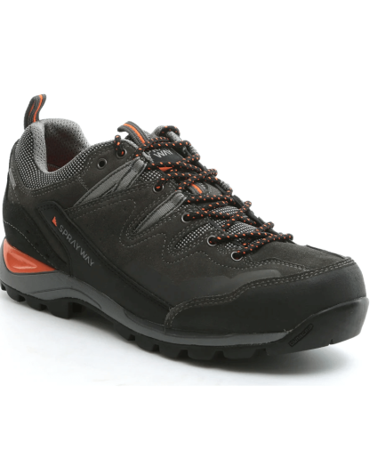 Sprayway Mens Oxna Low Boot - Charcoal / Brown