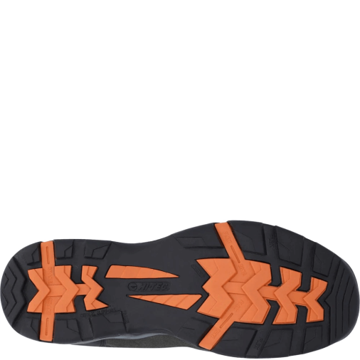 Hi-Tec Mens Bandera Low Shoe - Charcoal / Orange