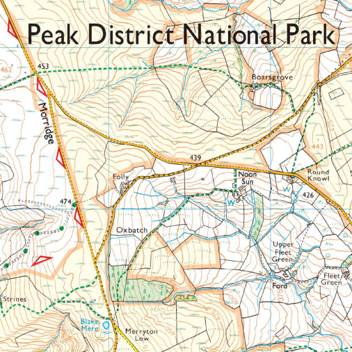 OS Map - Explorer - OL24 Peak District / White