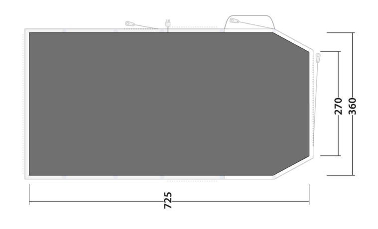 Outwell Knightdale 8PA Footprint
