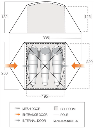 Vango Tryfan 300 Tent 2024
