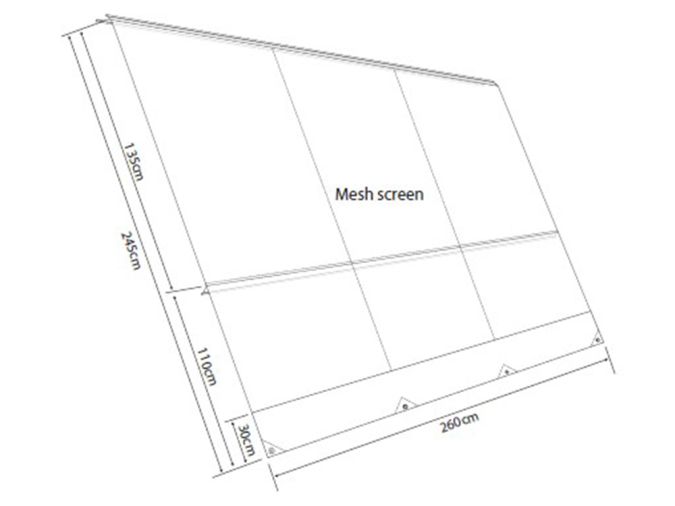 Outdoor Revolution Sunshade 260