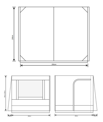 Outdoor Revolution Cayman Sun Canopy Low 2024