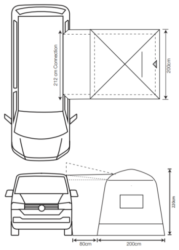 Outdoor Revolution Cayman Outhouse Handi (Poled) Awning 2025