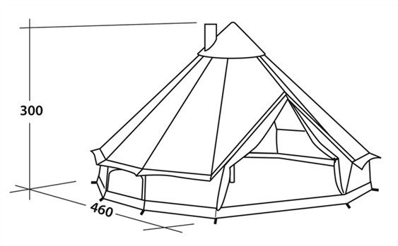 Robens Klondike Grande Tipi Tent 2024